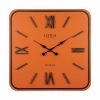 ساعت دیواری چوبی کد WD-2637 رنگ ORANGE