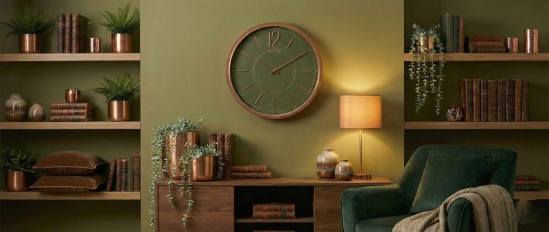 ساعت-دیواری-چوبی-جدید-لوتوس