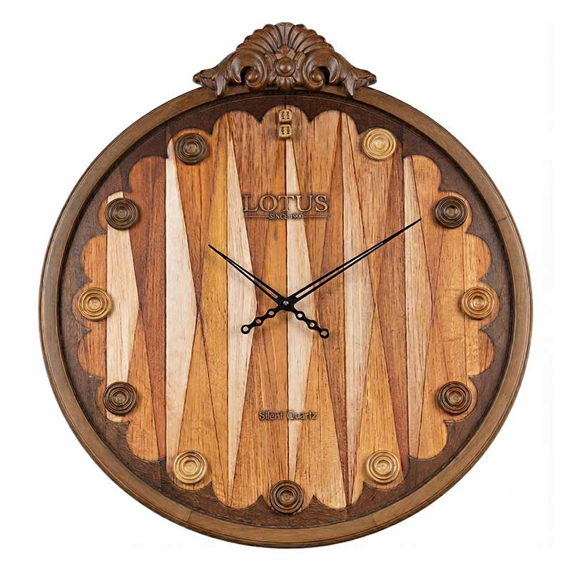 ساعت دیواری چوبی کد WD-1536-BOARD