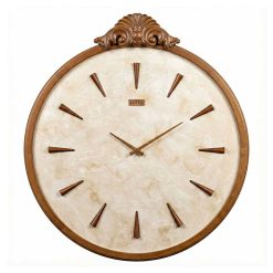 ساعت دیواری چوبی کد WD-1536 رنگ BR-BN