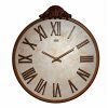 ساعت دیواری چوبی کد WD-1536 رنگ BR/ROMAN